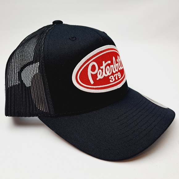 Peterbilt 379 Patch Mens Baseball Cap Hat Low Profile - Picture 3 of 4